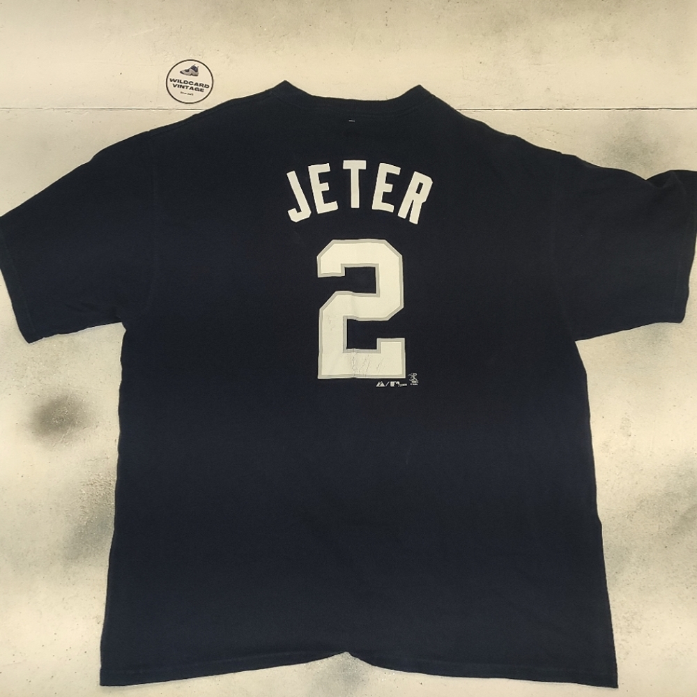 JETER #2 American Vintage Jersey T-Shirt Jeter size XL